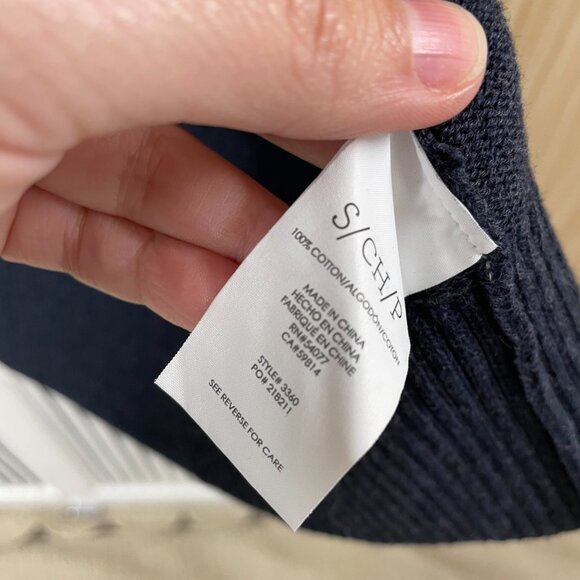 CAbi Blue Open Cardigan Size Small - Picture 3 of 5